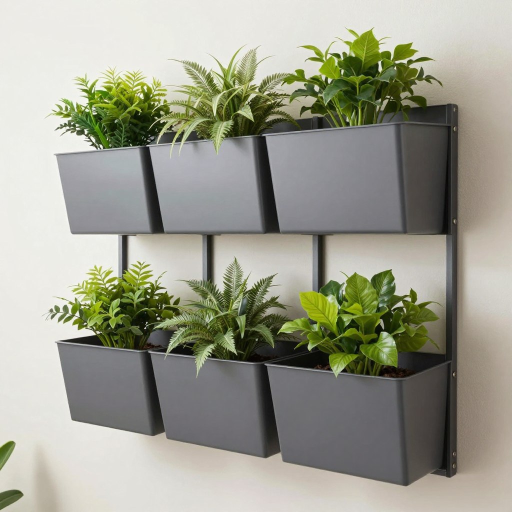 Premium modular wall planter system