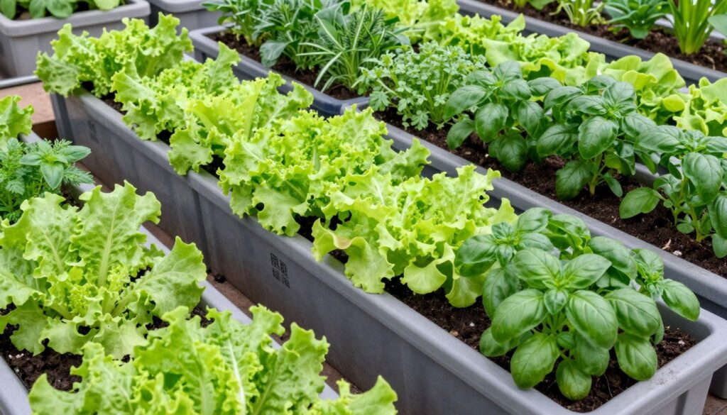 Variety of plants successfully growing in Kratky Method systems Variety of plants successfully growing in Kratky Method systems