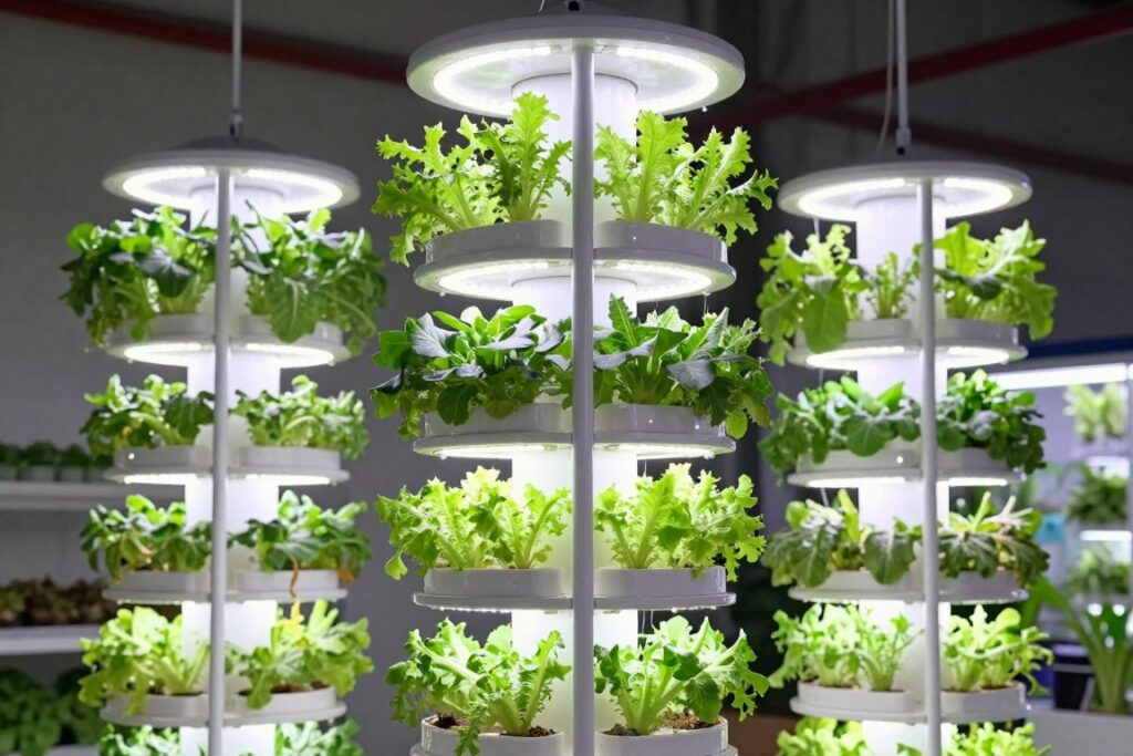 Vertical hydroponic tower system