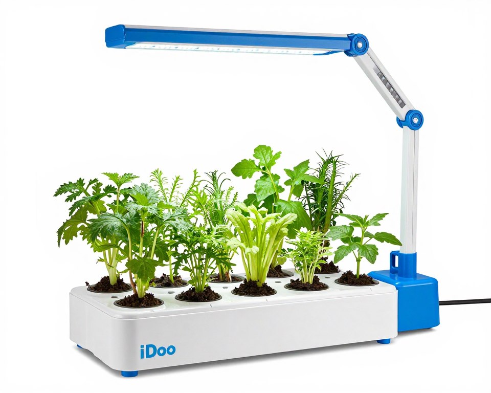 iDoo Hydroponics Growing System for indoor herbs
